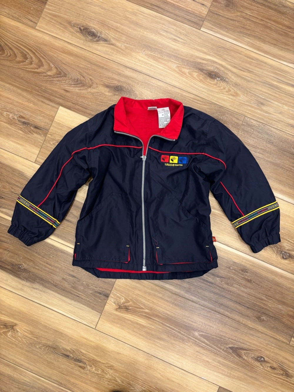 LEGO Navy Red Zip Up Jacket